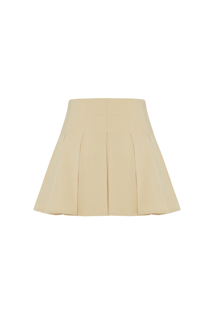 Boomerang Pleated Skirt