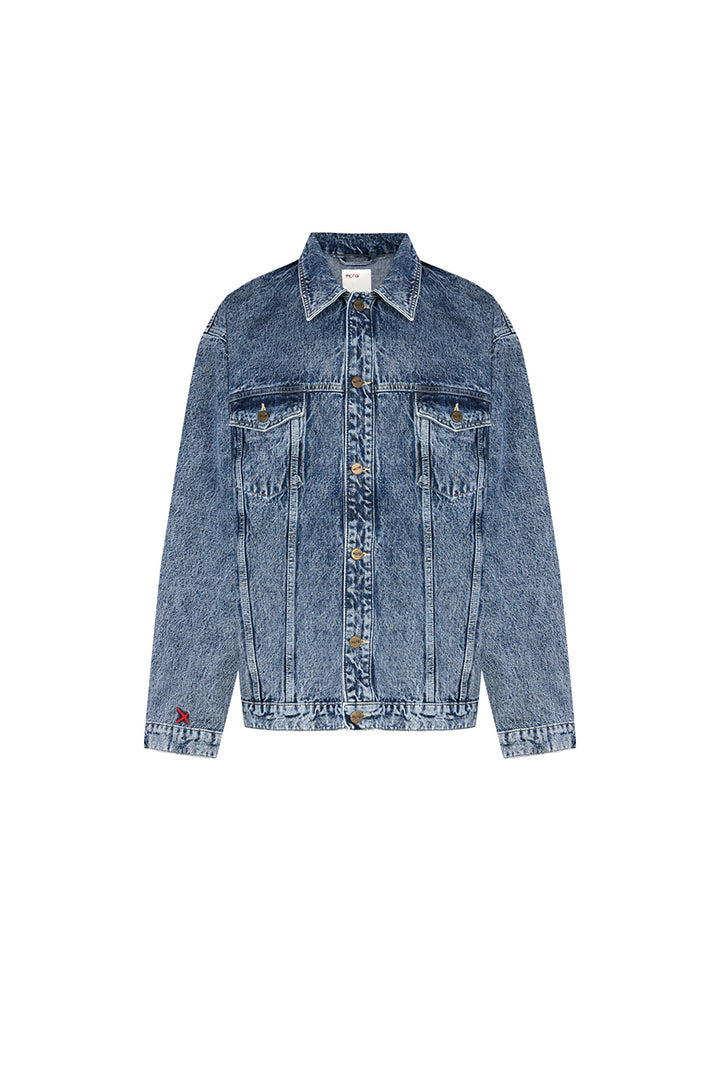 Free Heaven Yıkama Efektli Denim Ceket