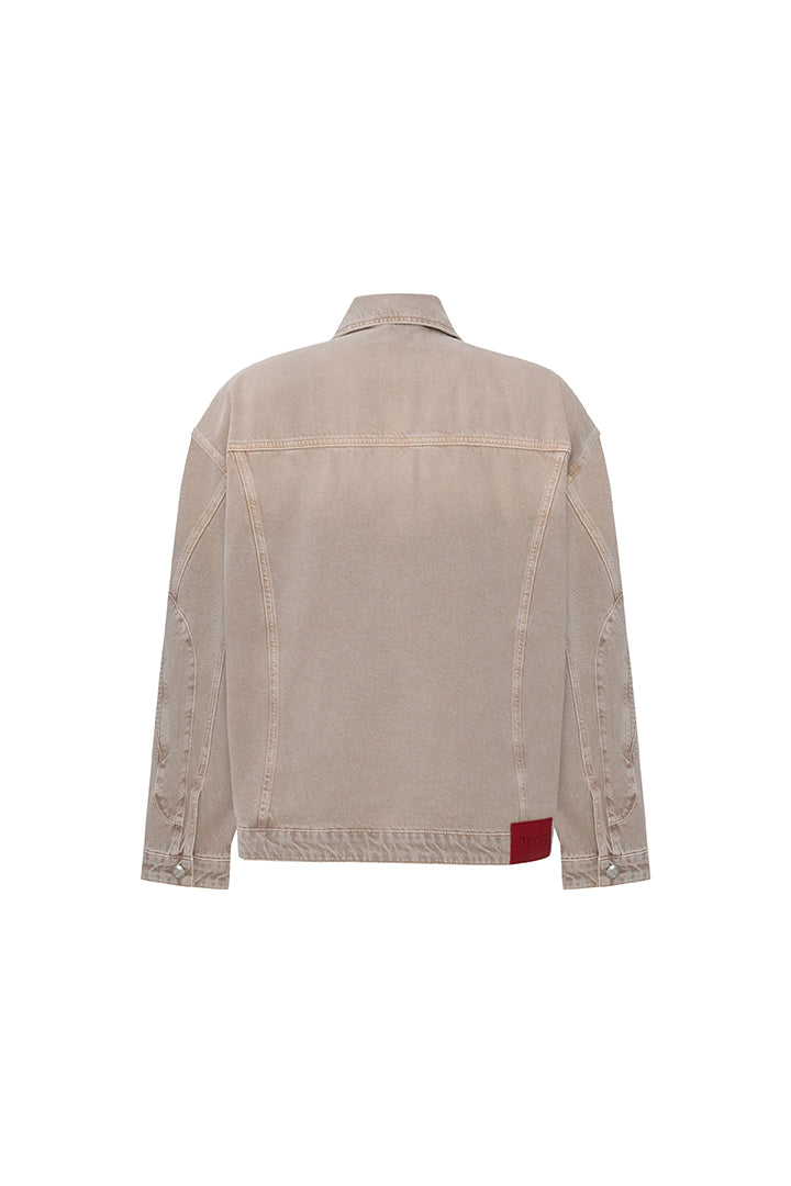 Day to Night in LA Soluk Görünümlü Denim Ceket