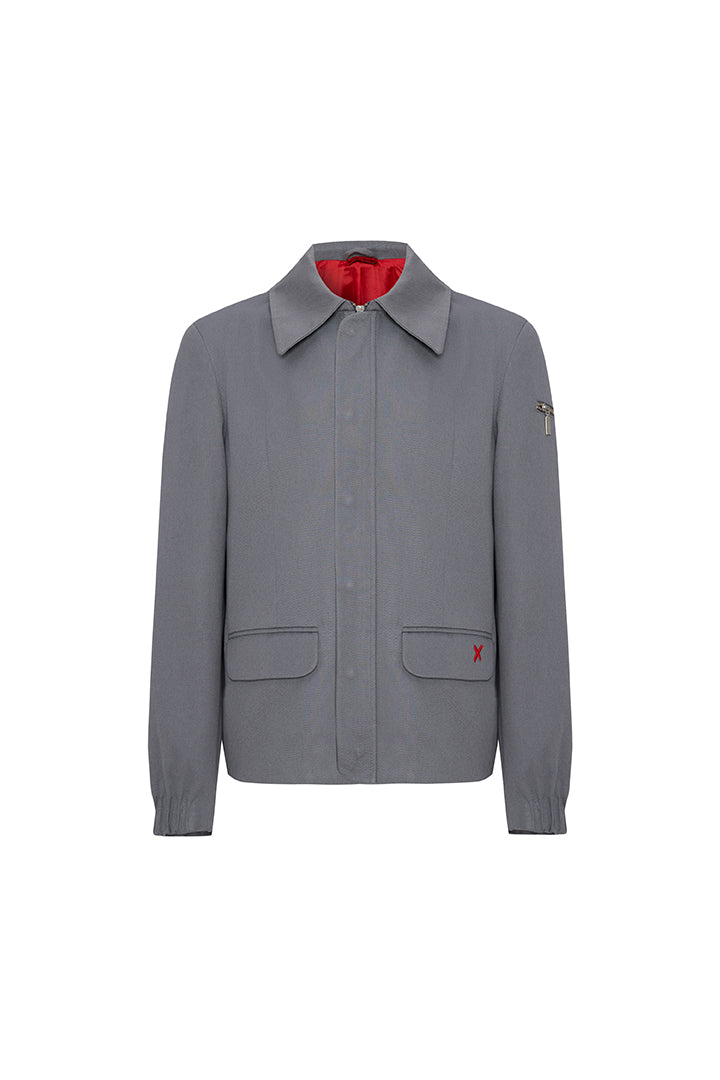 Day to Night in LA Gabardin Puffer Ceket