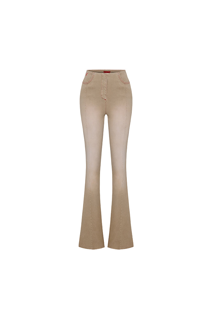 Day to Night in LA Soluk Görünümlü Flare Pantolon