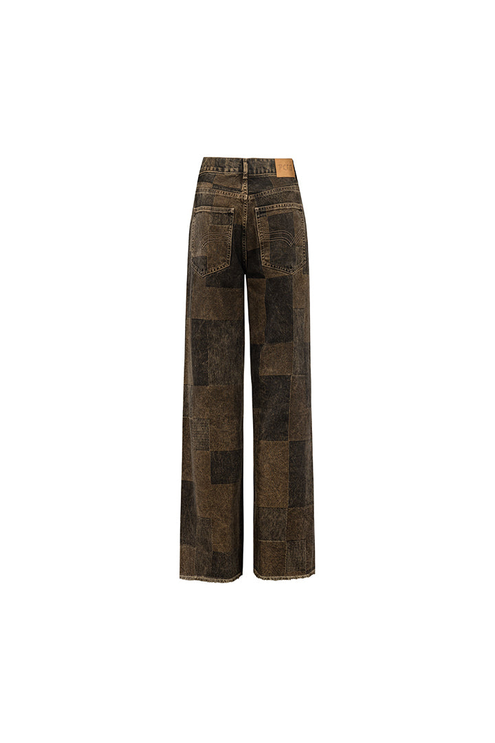 Your *itch Renk Bloklu Denim Pantolon