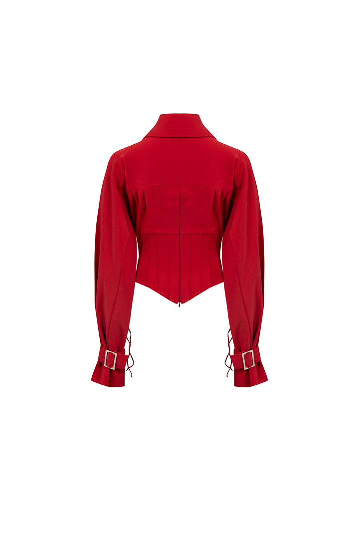 Your *itch Korse Detaylı Blazer Bluz