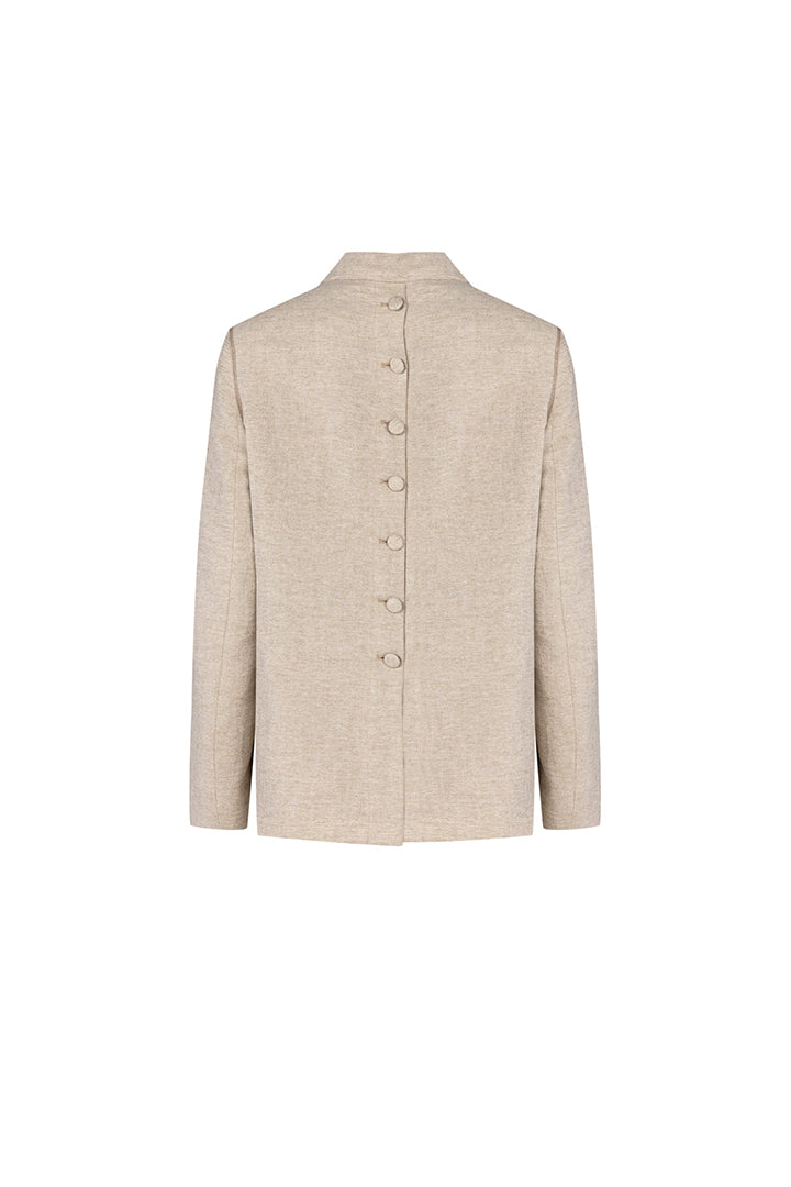 Free Heaven Linen Oversized Blazer