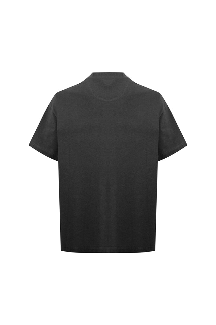 Boomerang Kabartma Detaylı Oversize Tişört