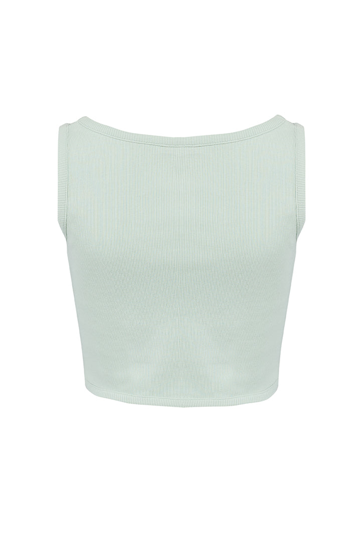 Free Heaven Rib Crop Tank Top