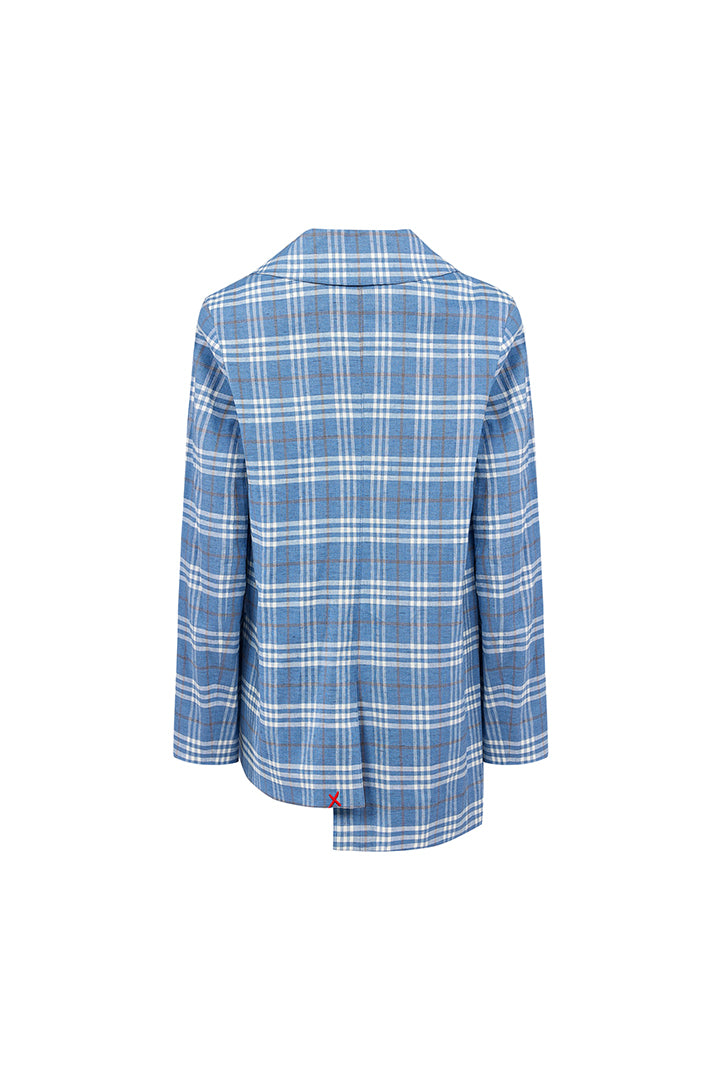 Free Heaven Çok Renkli Kare Desenli Blazer