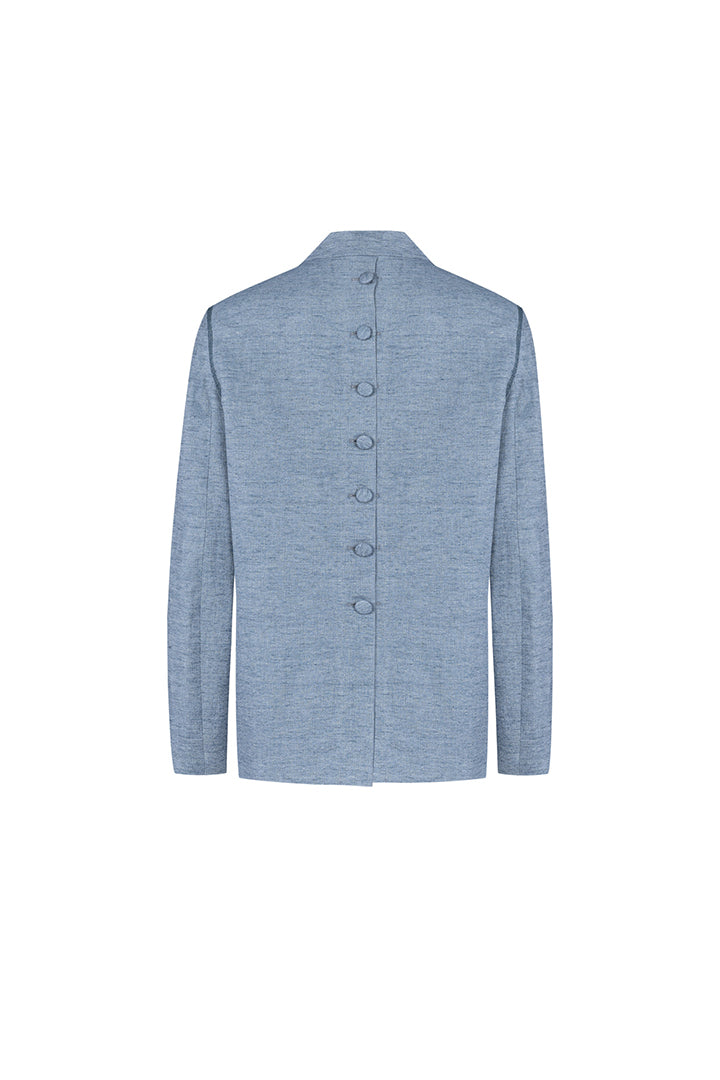 Free Heaven Linen Oversized Blazer