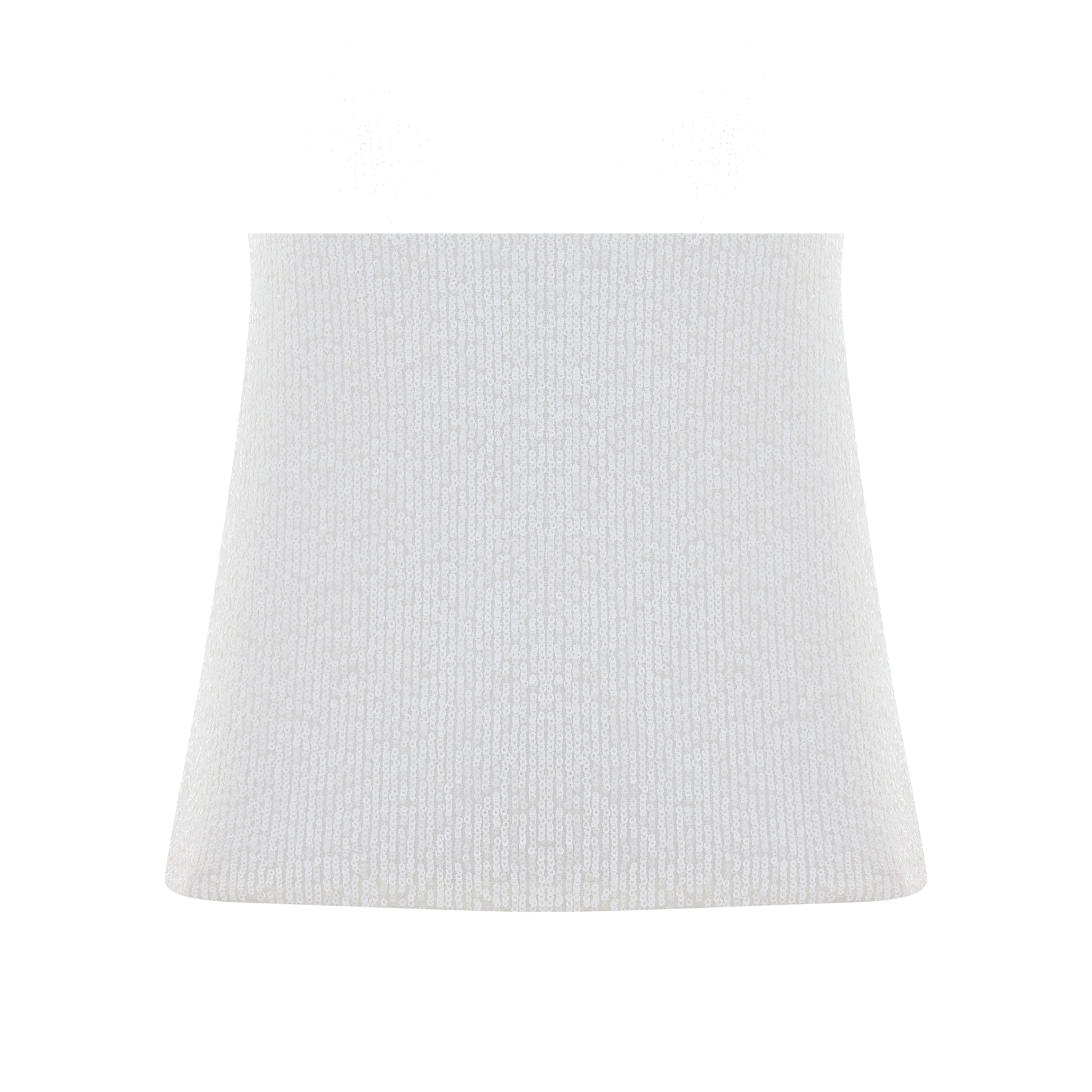 White Sequin Mini Skirt