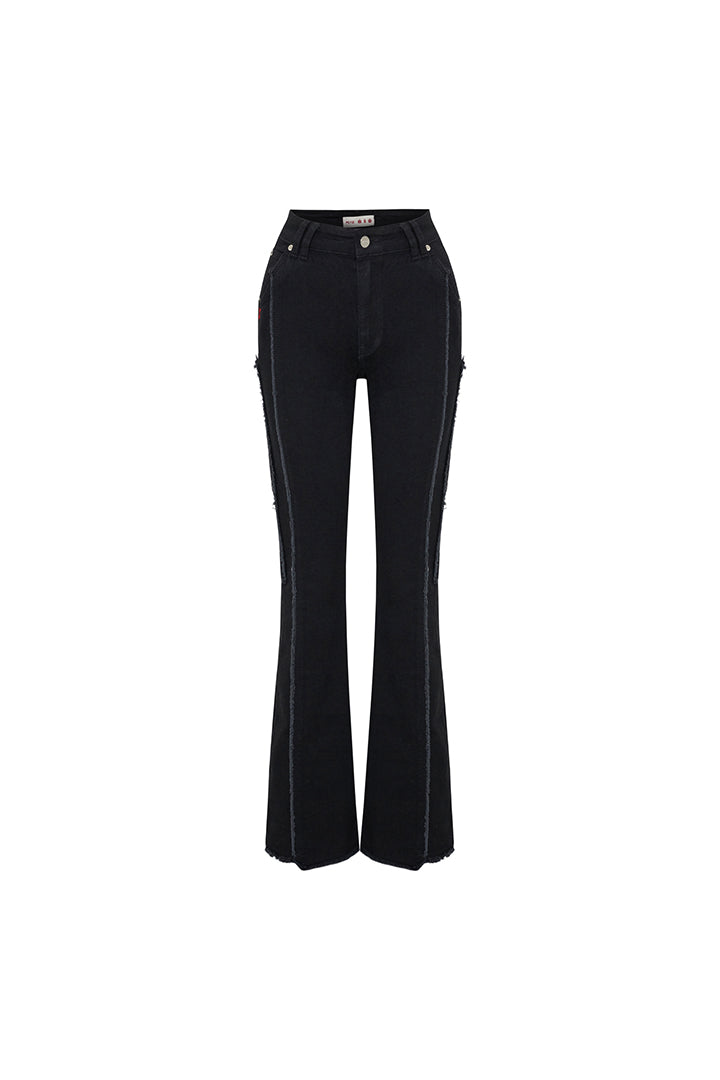 Boomerang Geniş Paça Denim Pantolon