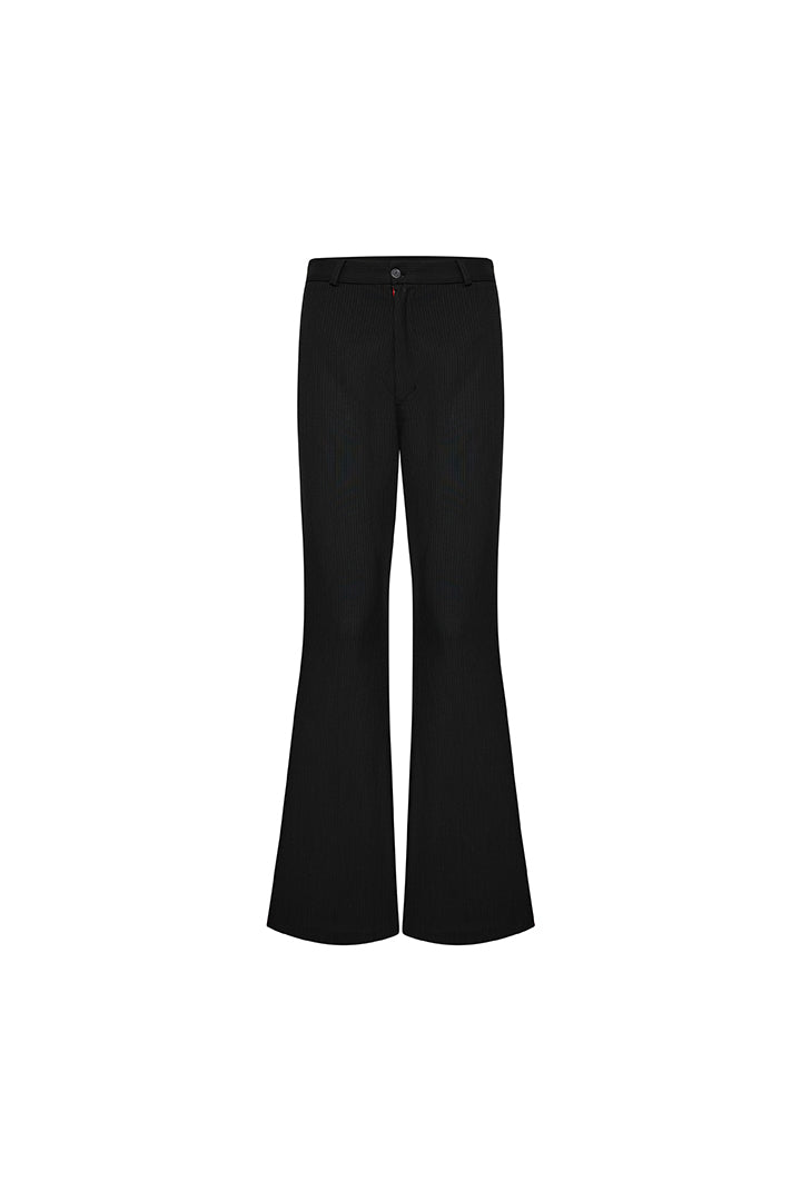 Day to Night in LA Çizgili Dokuma Flare Pantolon