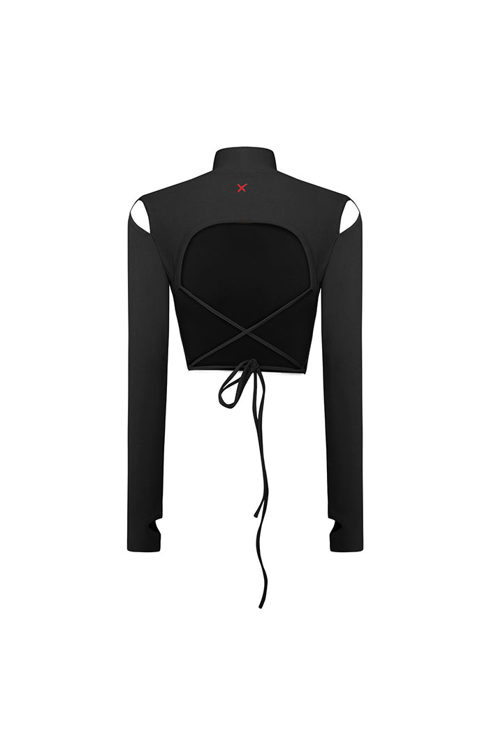 Boomerang Long Sleeve Crop Top