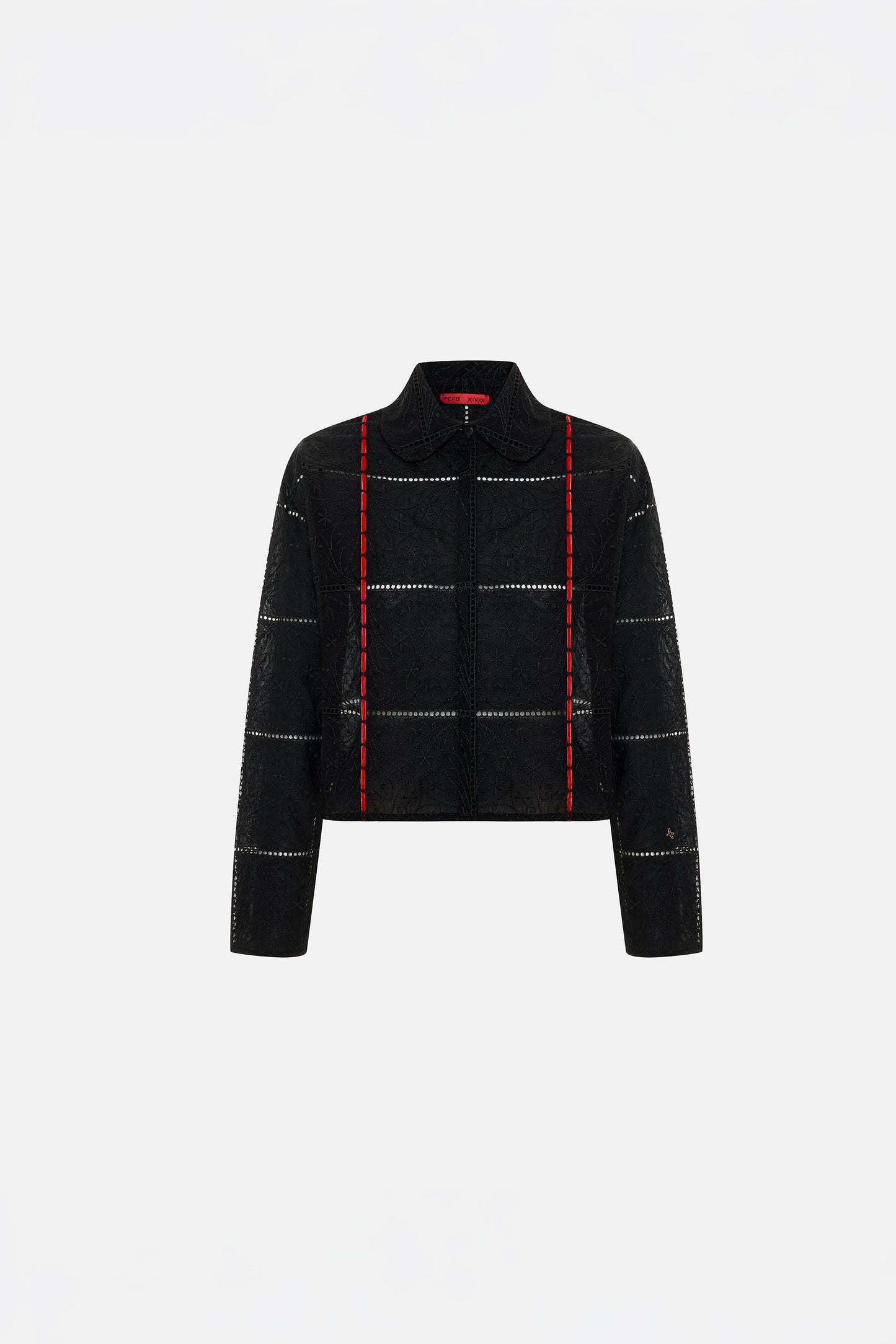 The Broderie Anglaise Edit Embroidered Detail Shirt