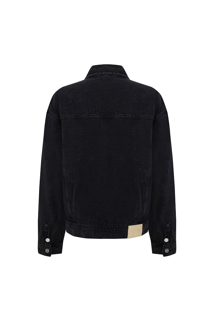 Boomerang Distressed Denim Jacket