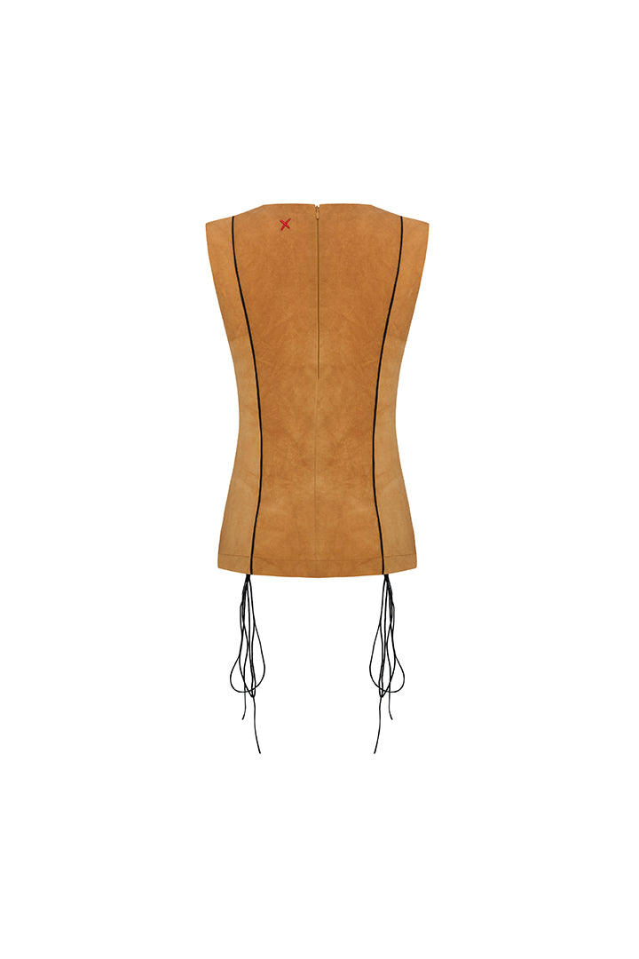 Day To Night In La Top With Slit Detail